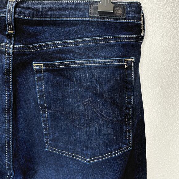 AG Dark Wash Prima Ankle Cigarette Leg Contour 360 Jean 31R - Picture 9 of 16